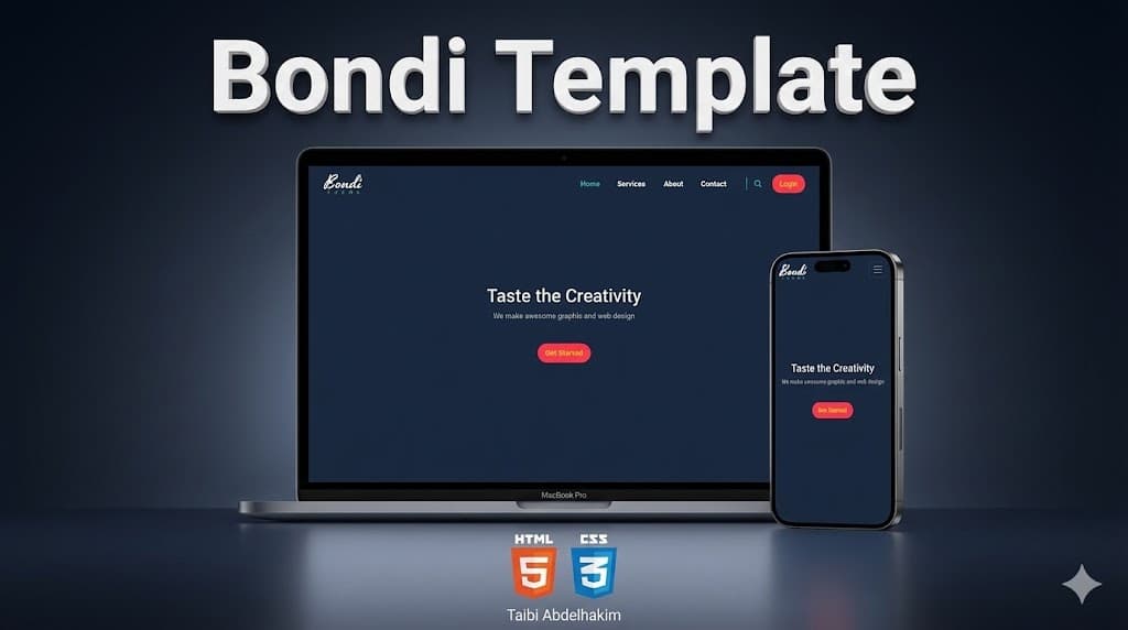 Screenshot of Bondi Template